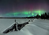 Revontulet järven takana  TAITTOKORTTI